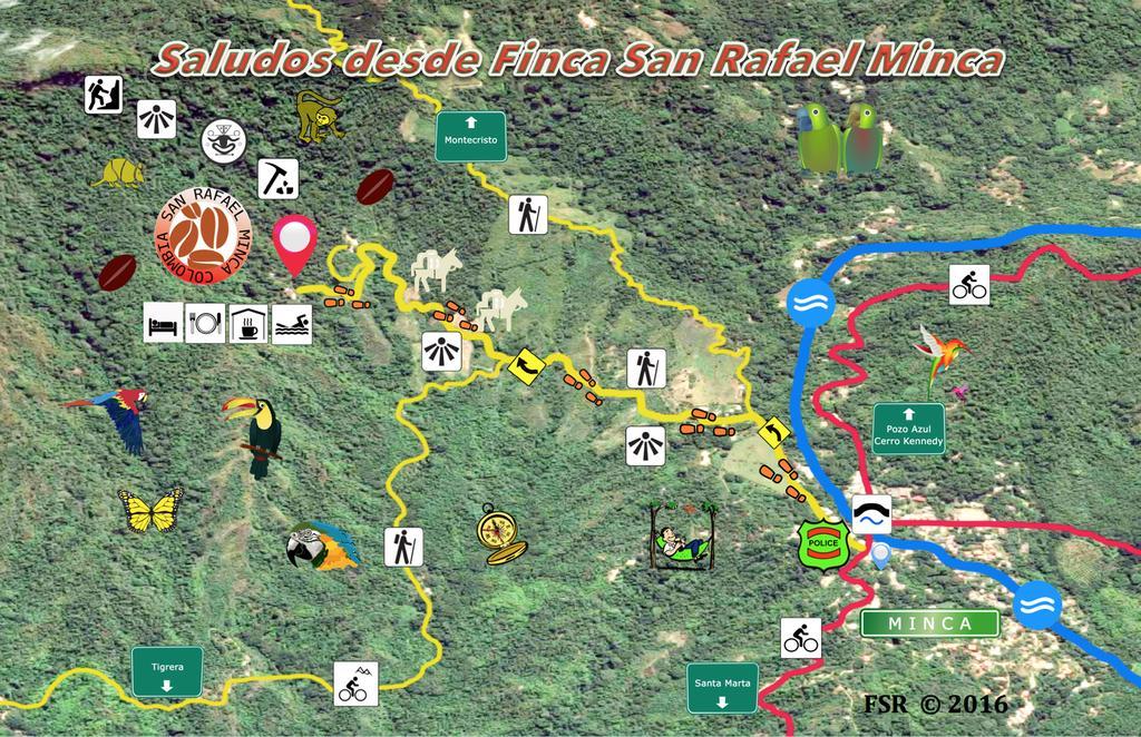 מינקה Finca San Rafael - Cafe Y Cacao מראה חיצוני תמונה